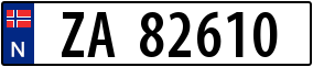 Truck License Plate